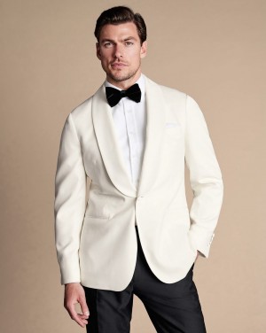 Ivory Charles Tyrwhitt Dinnerwear Jacket | PXOAKE-205