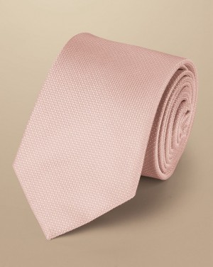 Light Pink Charles Tyrwhitt Silk Tie | BQXHNC-283