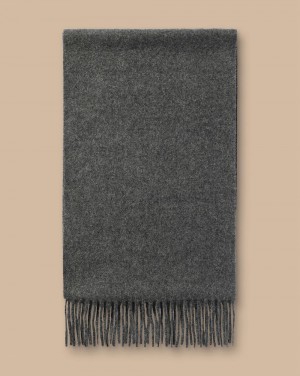 Mid Grey Charles Tyrwhitt Cashmere Scarf | LVUAYN-784