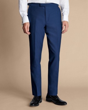 Royal Blue Charles Tyrwhitt Dinner Suit Pants | OMYZID-694