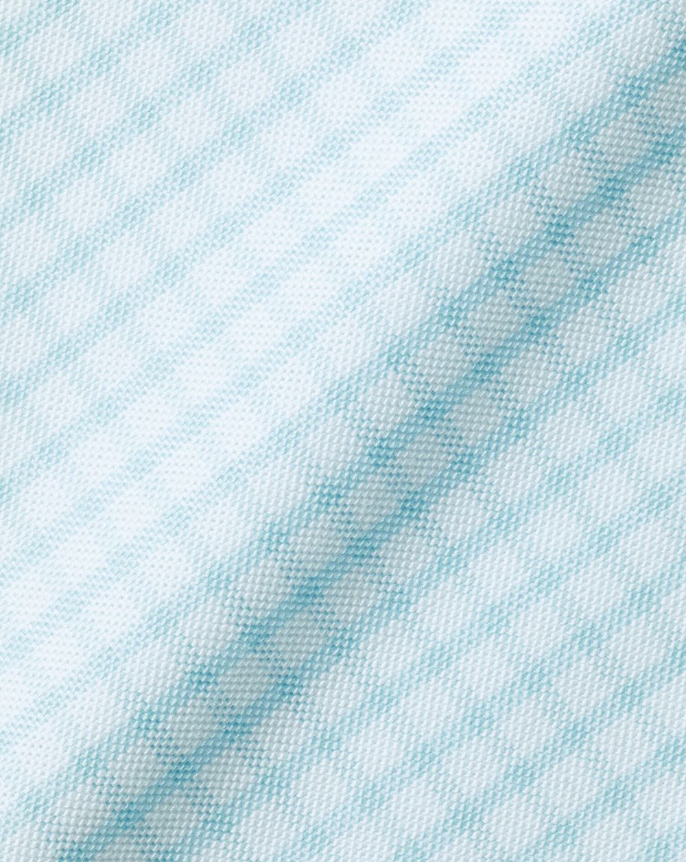 Aqua Green Charles Tyrwhitt Button-Down Collar Non-Iron Stretch Check Oxford Shirt | YRIUSX-906