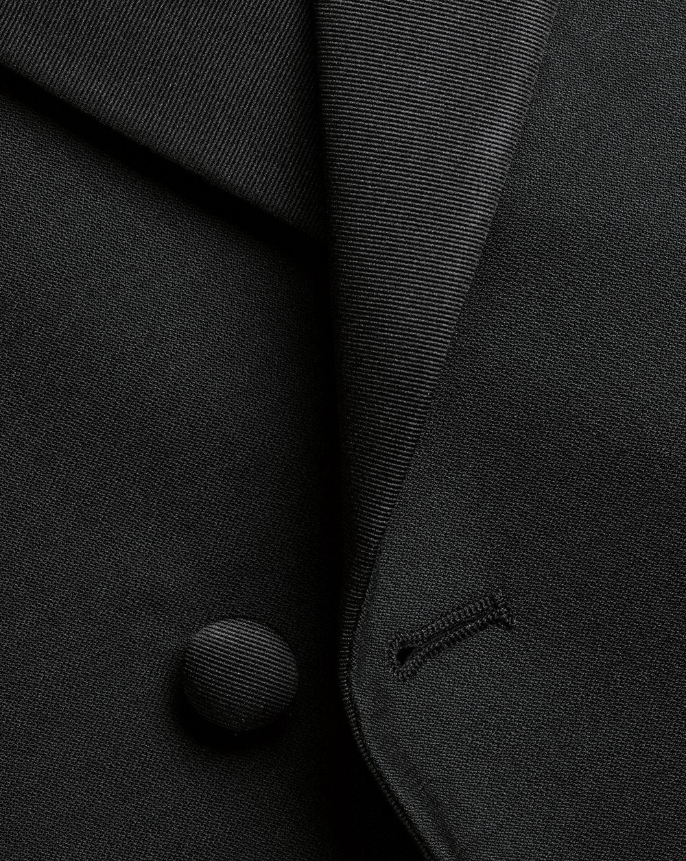 Black Charles Tyrwhitt Double Breasted Tuxedo Jacket | QRXLOC-721