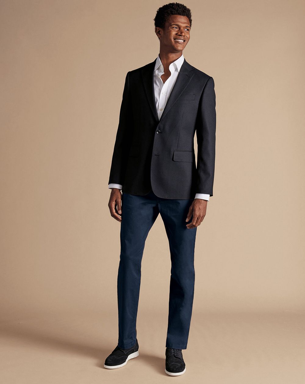 Black Charles Tyrwhitt Proper Blazer | OUTHMV-974