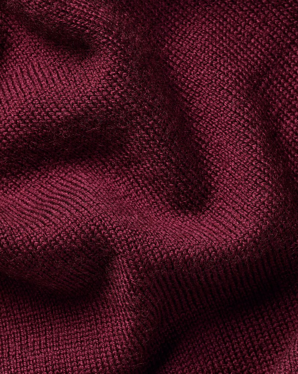 Burgundy Charles Tyrwhitt Merino V-Neck Sweater | KEHALP-354