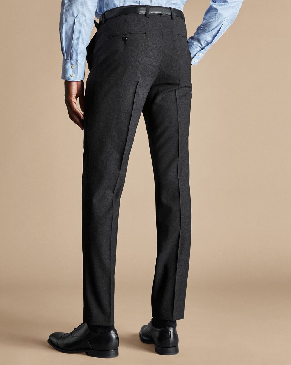 Charcoal Charles Tyrwhitt Ultimate Performance Suit Pants | CEZKLD-098