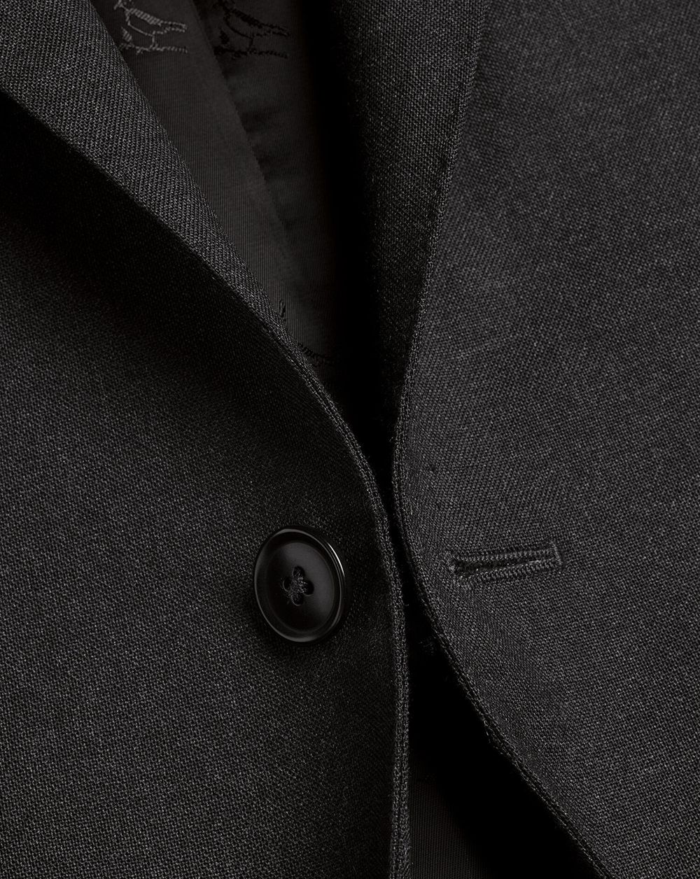 Charcoal Gray Charles Tyrwhitt Italian Luxury Suit Jacket | WFIRAX-907