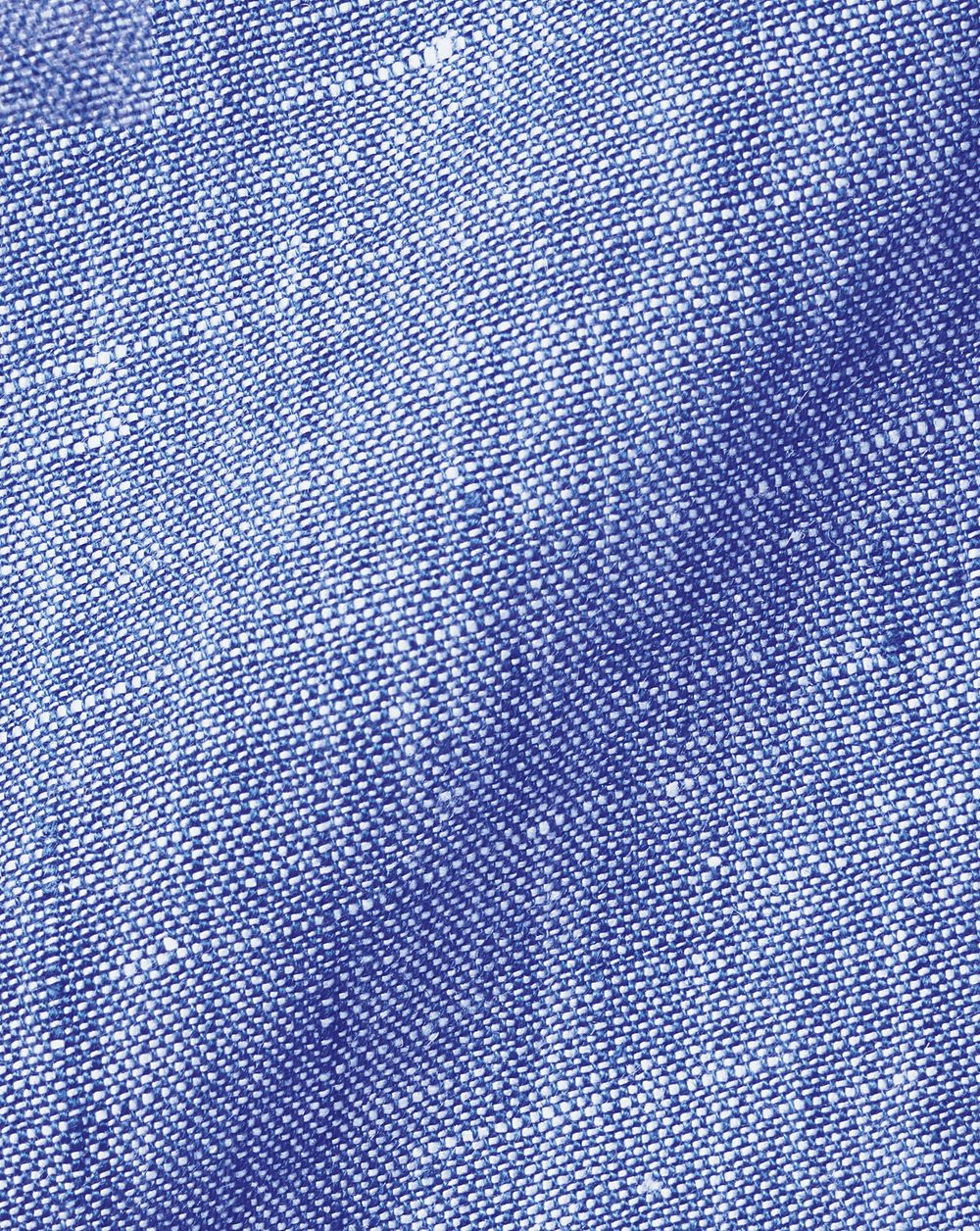 Cobalt Blue Charles Tyrwhitt Pure Linen Short Sleeve Shirt | PXTUWE-928