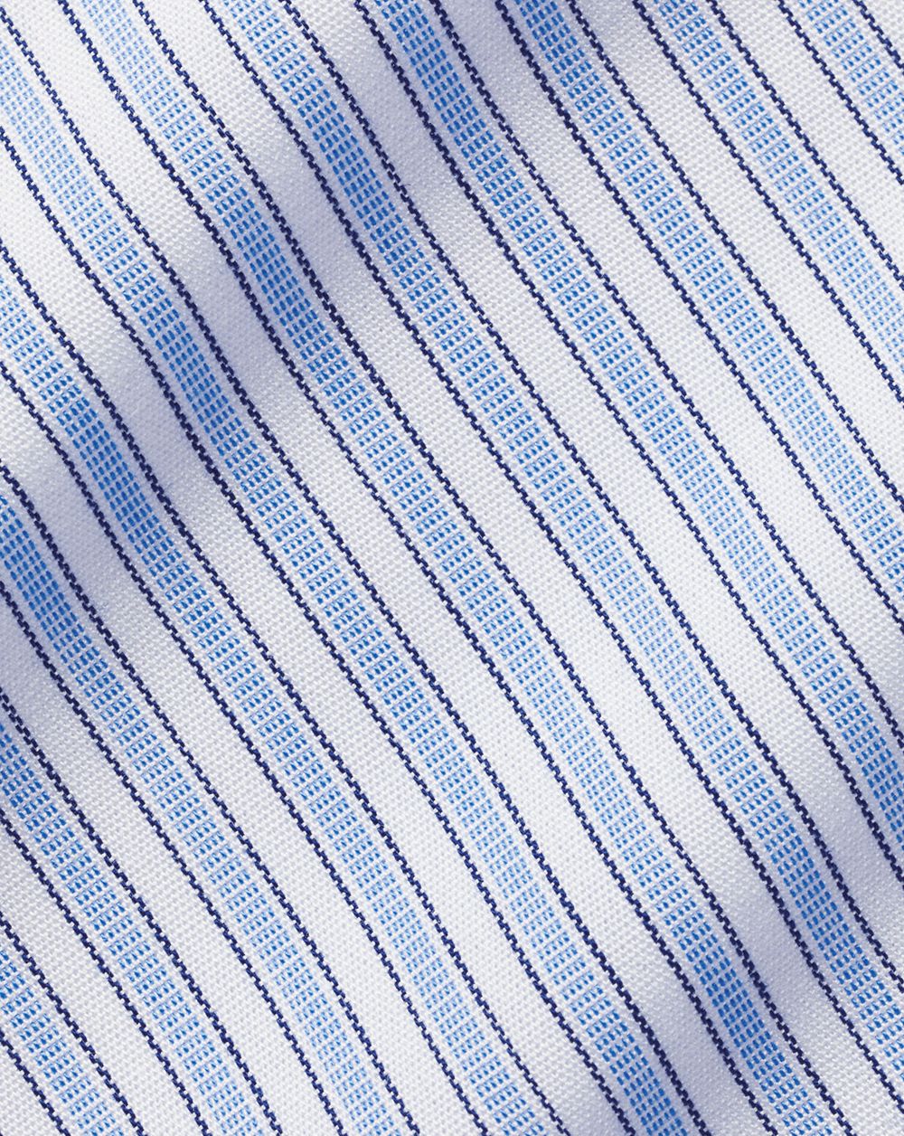 Cornflower Blue Charles Tyrwhitt Spread Collar Non-Iron Poplin Winchester Guard Stripe Shirt | ZPYRKG-593