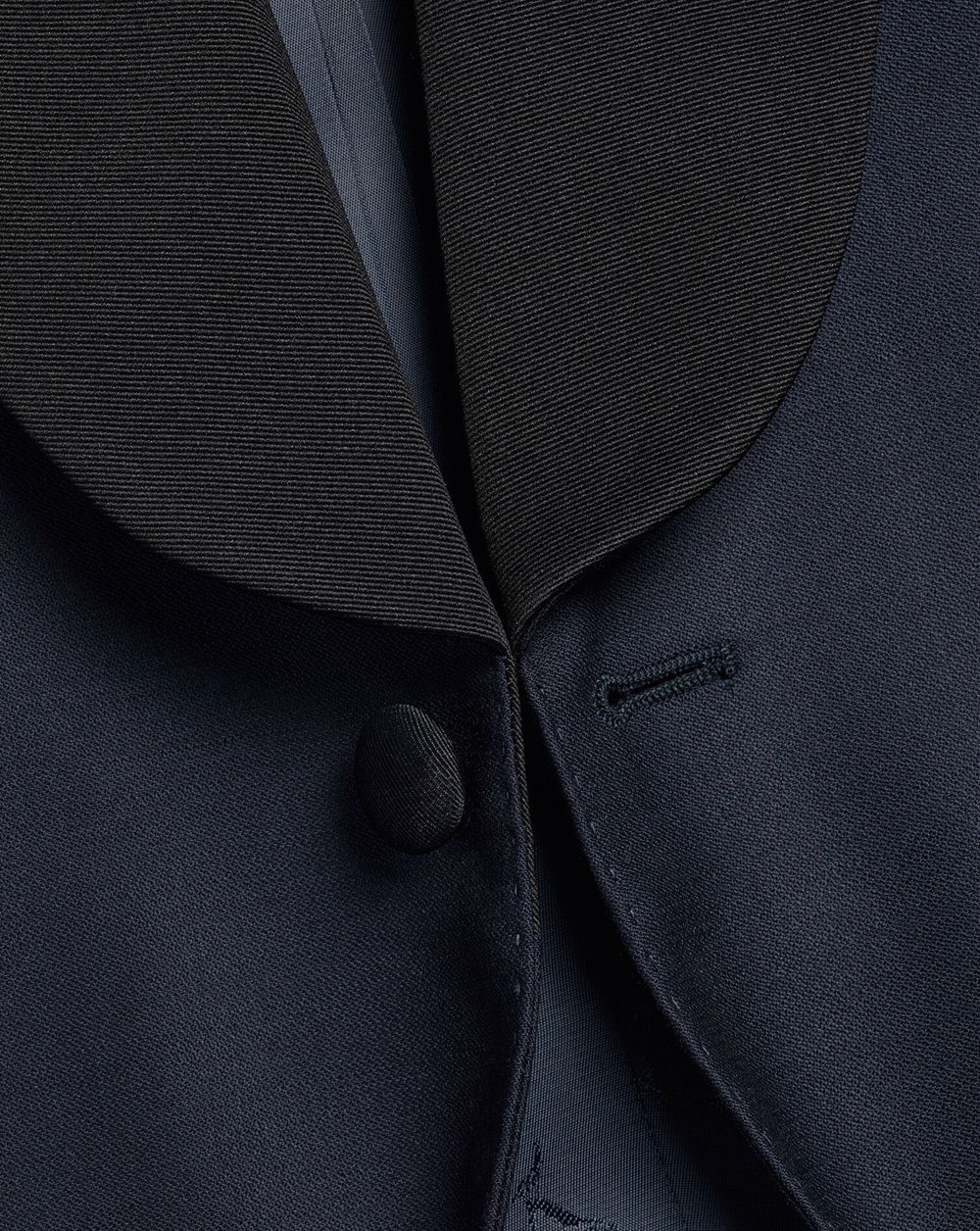 Dark Navy Charles Tyrwhitt Shawl Lapel Tuxedo Jacket | AORVTE-249