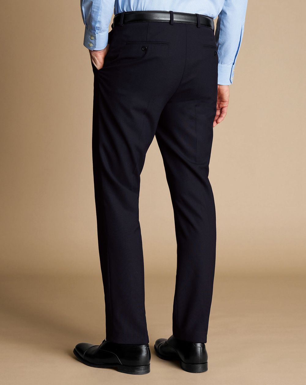 Dark Navy Charles Tyrwhitt Ultimate Performance Suit Pants | NOEAVM-362