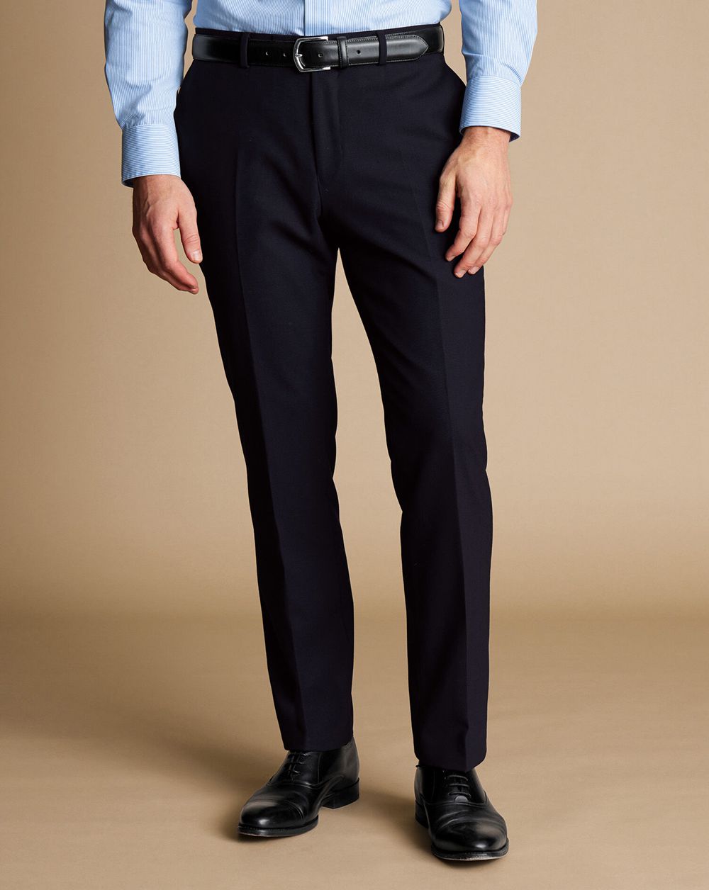 Dark Navy Charles Tyrwhitt Ultimate Performance Suit Pants | NOEAVM-362