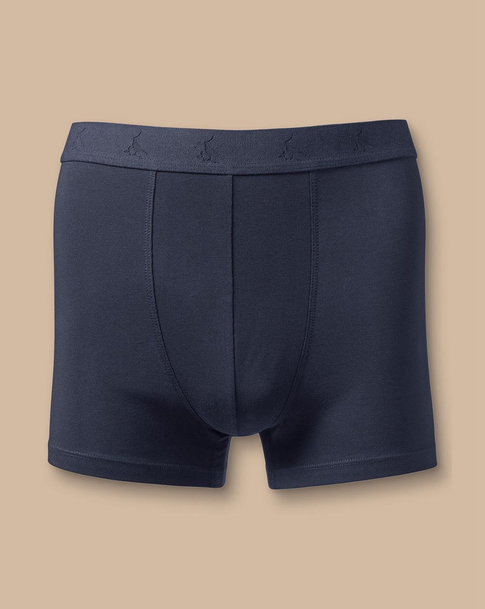 French Blue Charles Tyrwhitt 3 Pack Cotton Stretch Jersey Trunks | WLBVMT-230