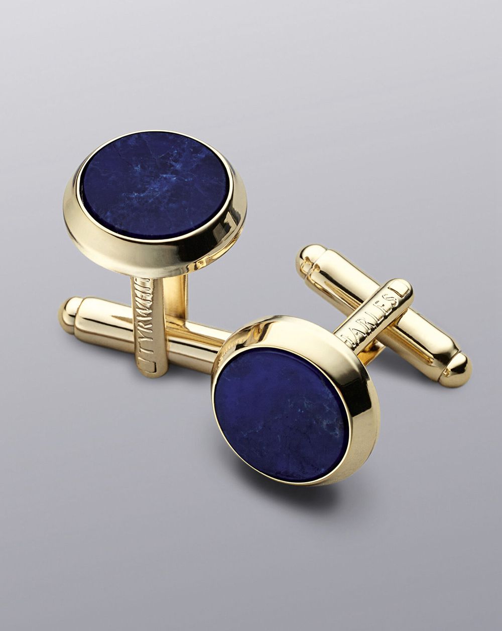 Gold Charles Tyrwhitt Sodalite Luxury Cufflinks | WFDLOX-380