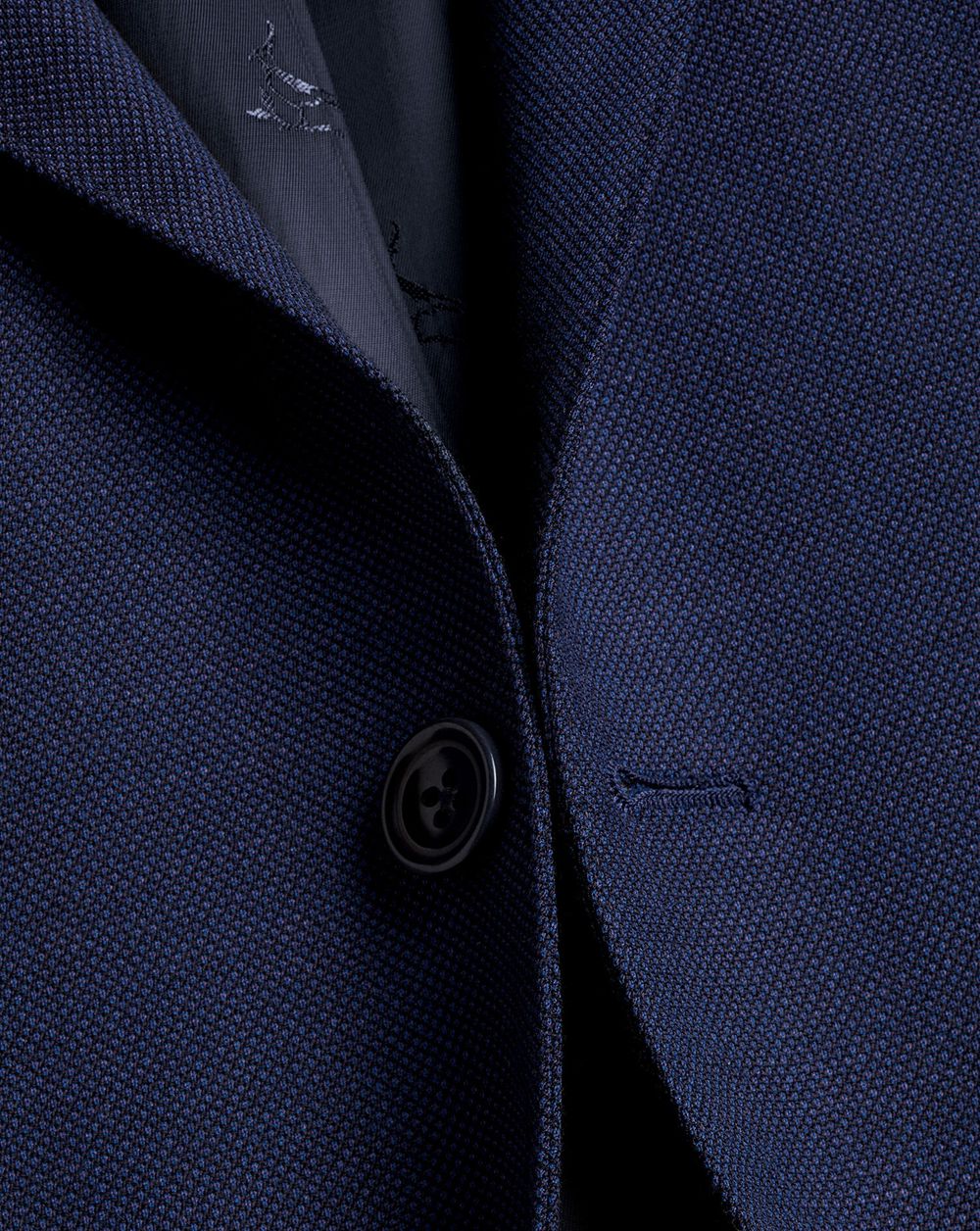 Indigo Blue Charles Tyrwhitt Birdseye Ultimate Performance Suit Jacket | VQOMGR-120