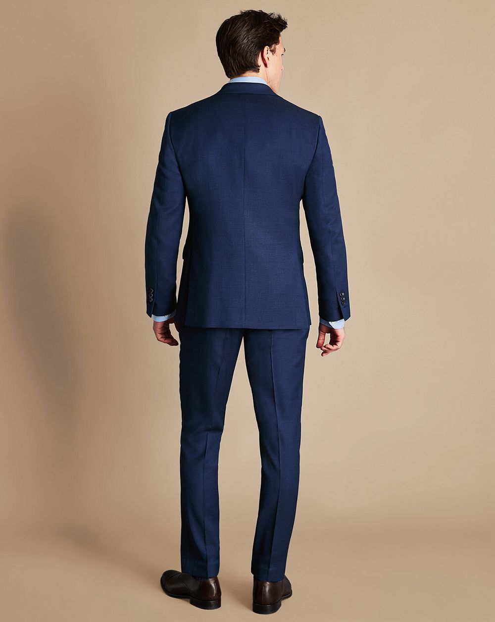 Indigo Blue Charles Tyrwhitt Birdseye Ultimate Performance Suit Jacket | VQOMGR-120