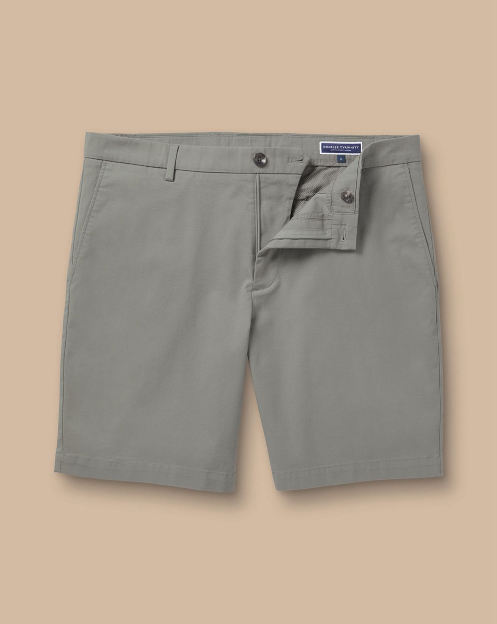 Light Grey Charles Tyrwhitt Cotton Short | QIMCOH-732