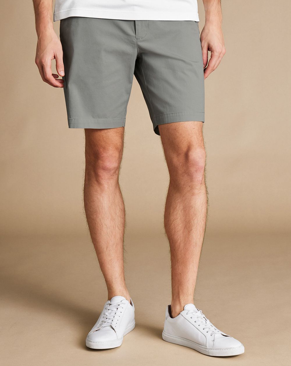 Light Grey Charles Tyrwhitt Cotton Short | QIMCOH-732