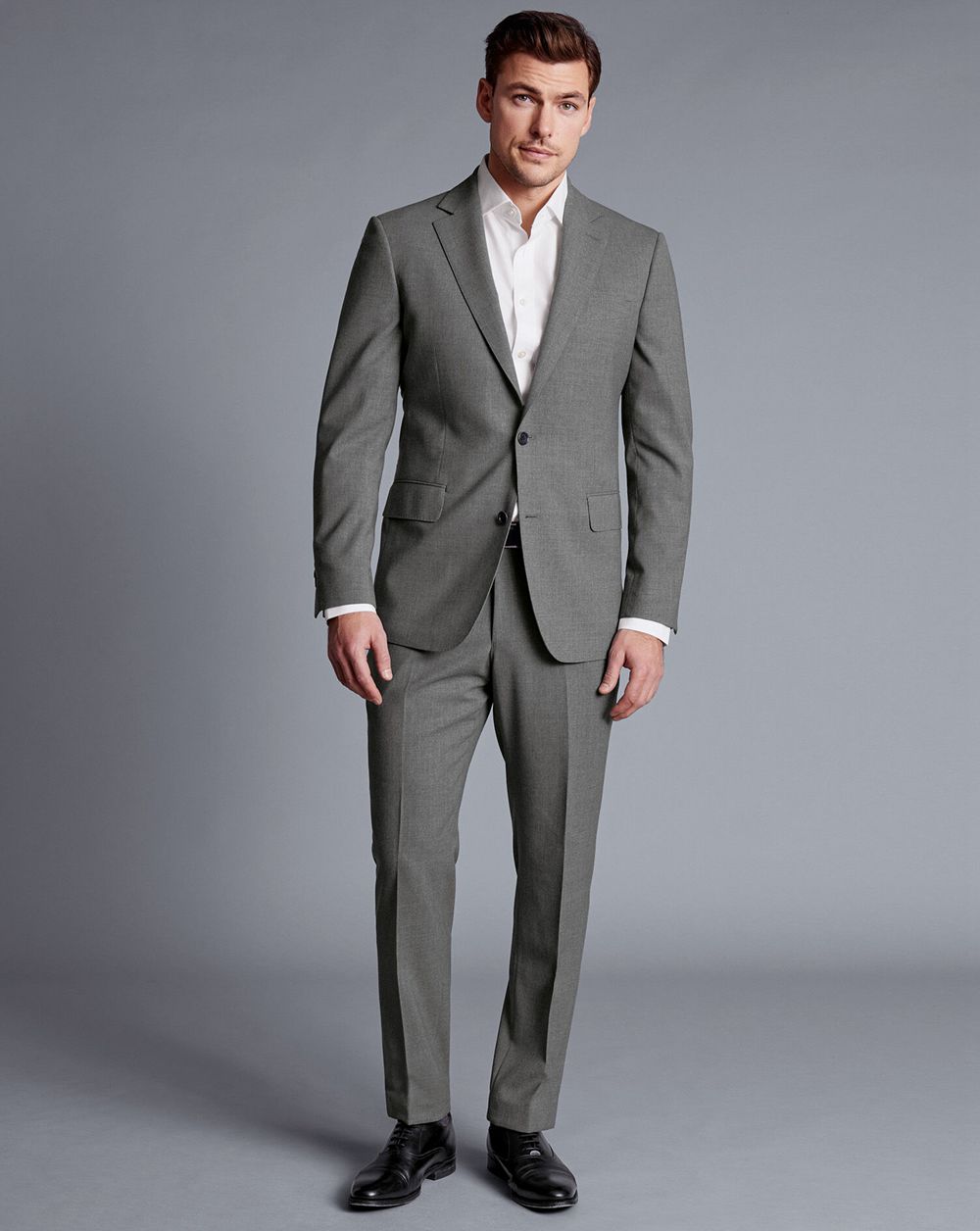 Light Grey Charles Tyrwhitt Ultimate Performance Suit Jacket | HYEGDT-706