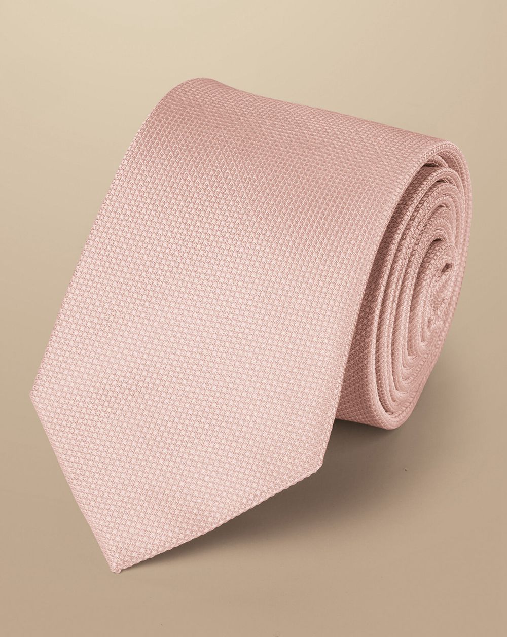 Light Pink Charles Tyrwhitt Silk Tie | BQXHNC-283