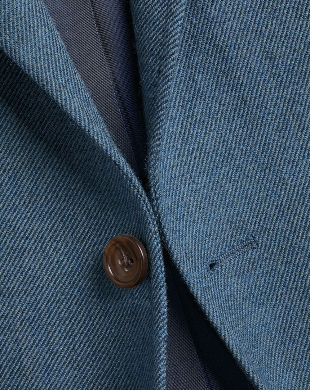 Mid Blue Charles Tyrwhitt Twill Wool Texture Jacket | YULBJE-634