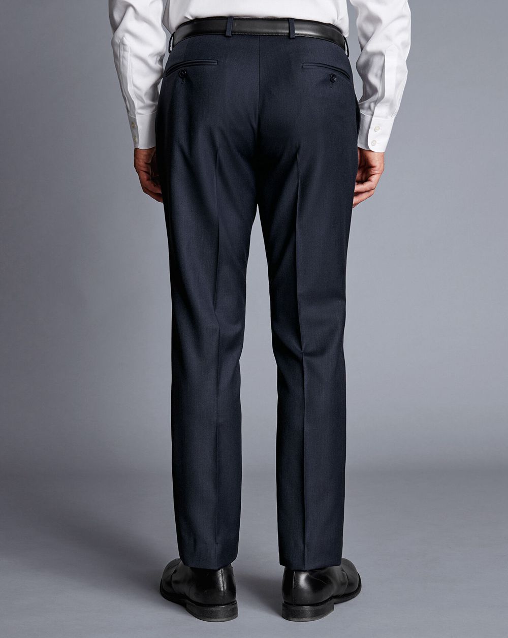 Navy Charles Tyrwhitt Italian Twill Suit Pants | SMCLVI-695