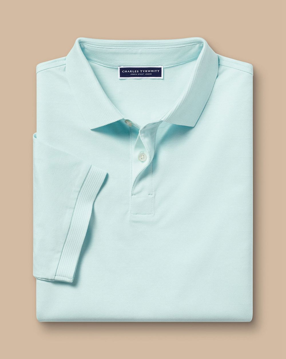 Pale Teal Green Charles Tyrwhitt Tyrwhitt Cool Polo | EYFHQV-326