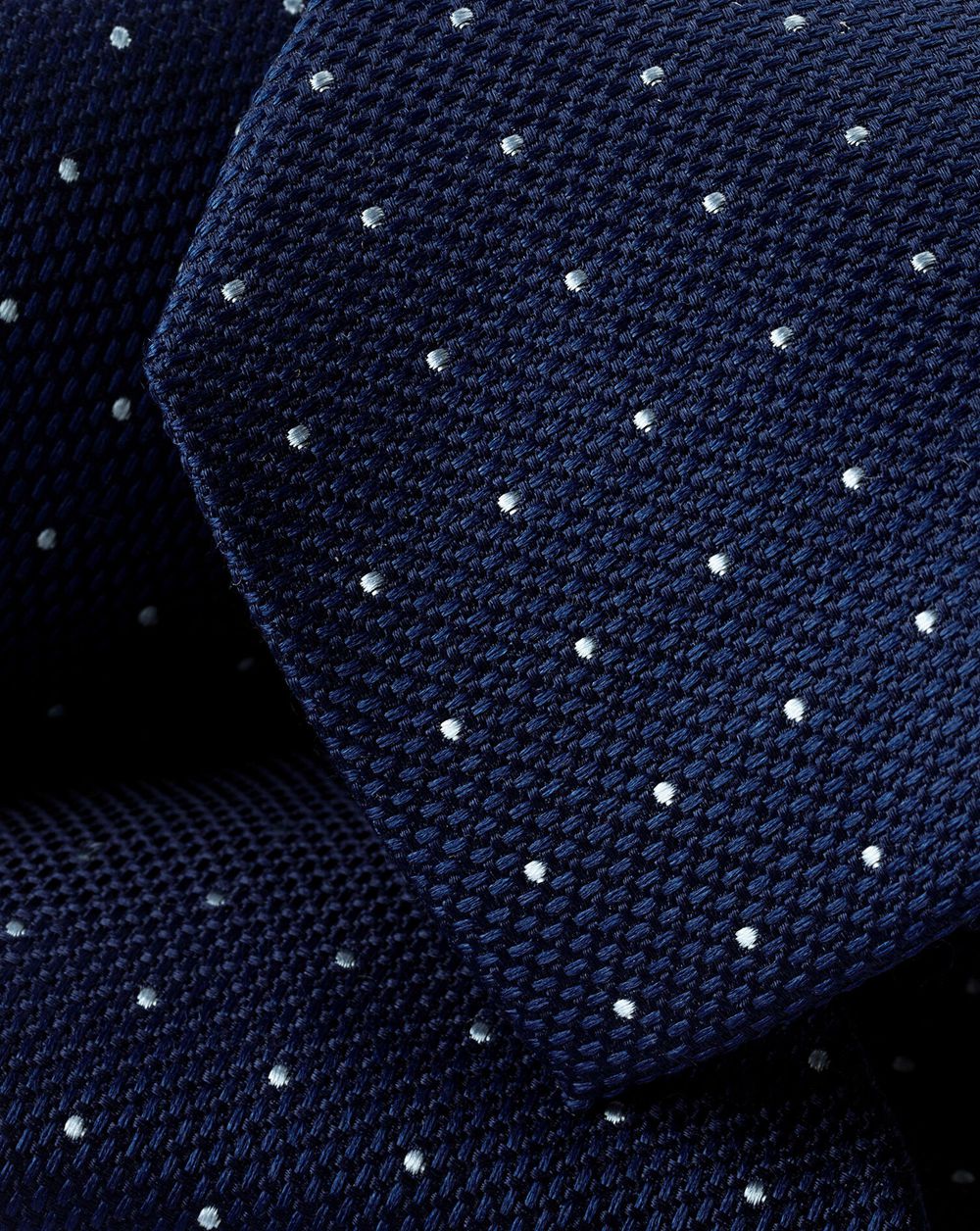 Petrol/Light Blue Charles Tyrwhitt Stain Resistant Spot Silk Tie | RCFNJZ-617