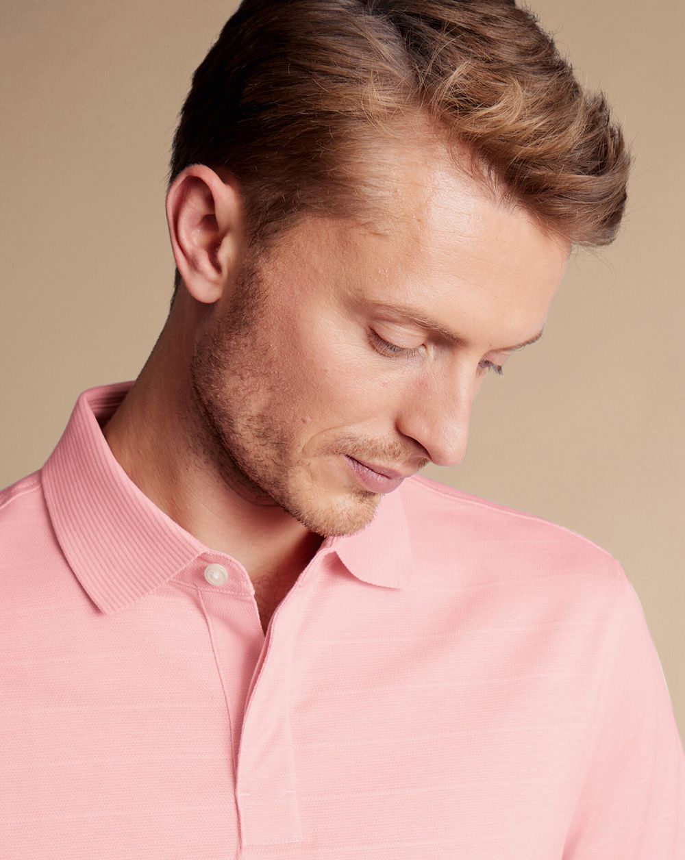 Pink Charles Tyrwhitt Tyrwhitt Cool Polo | JVOXDW-809