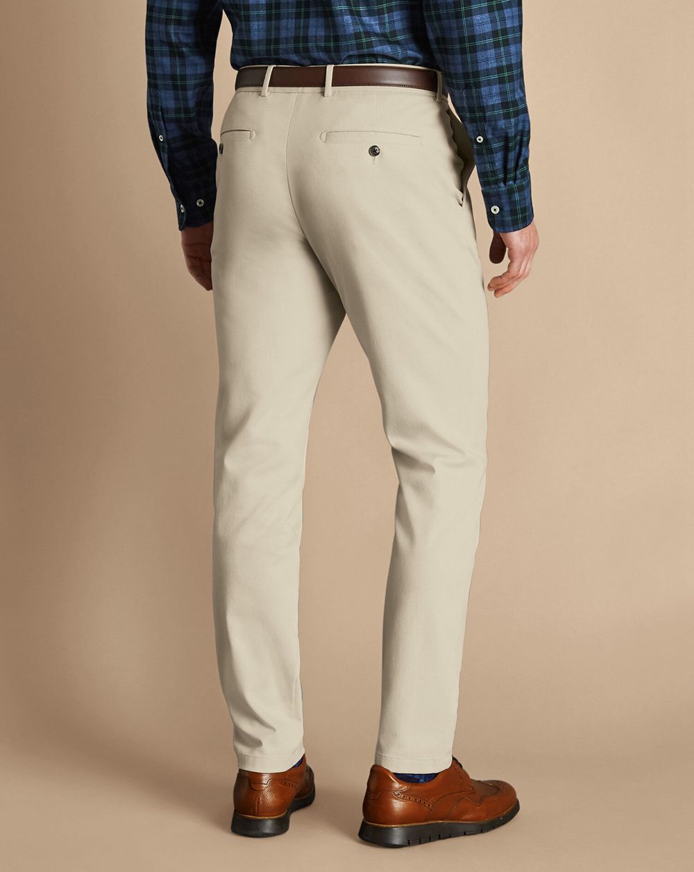 Stone Charles Tyrwhitt Ultimate Non-Iron Chinos | VLWBZP-978