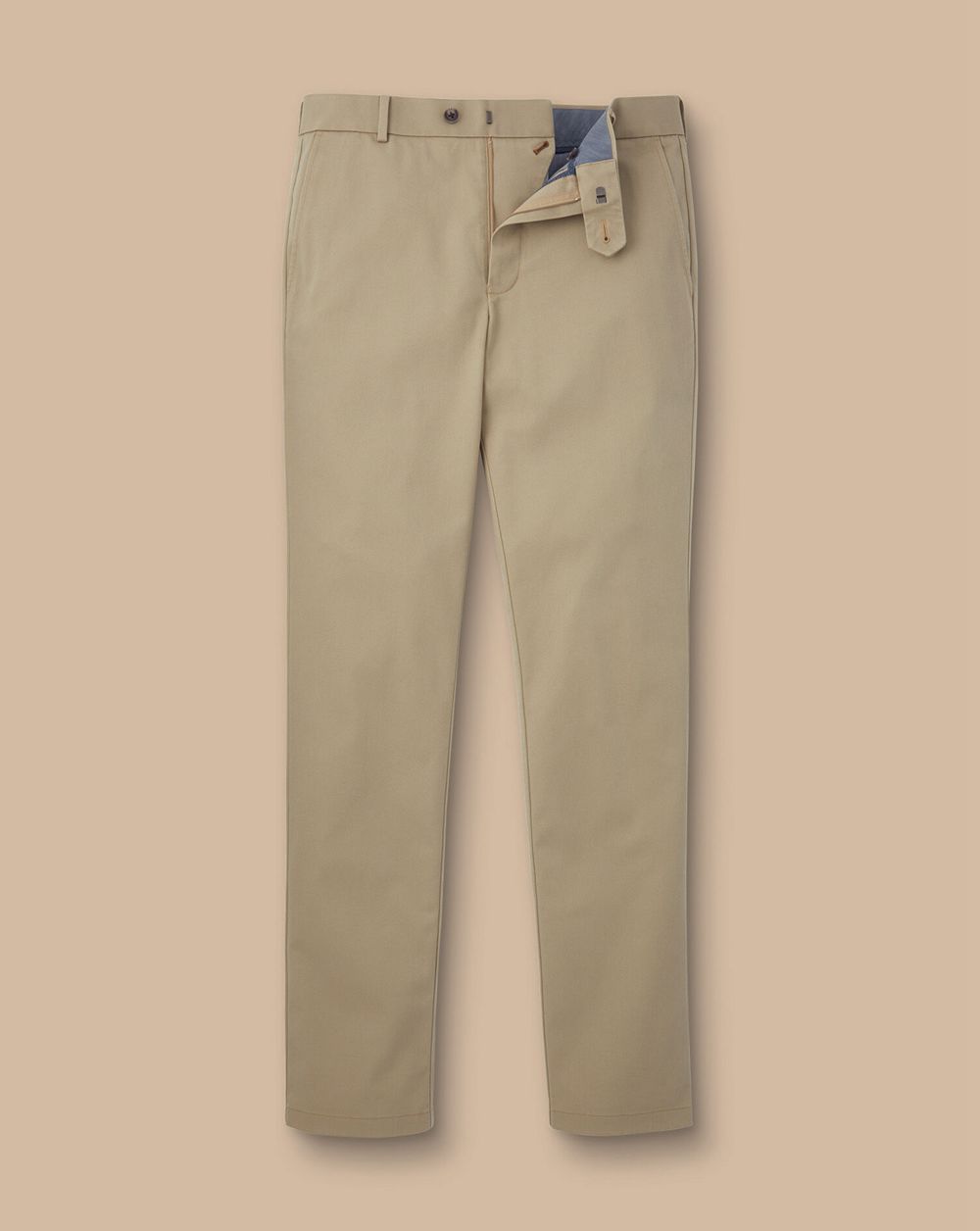 Taupe Charles Tyrwhitt Ultimate Non-Iron Chinos | LNJTHX-694