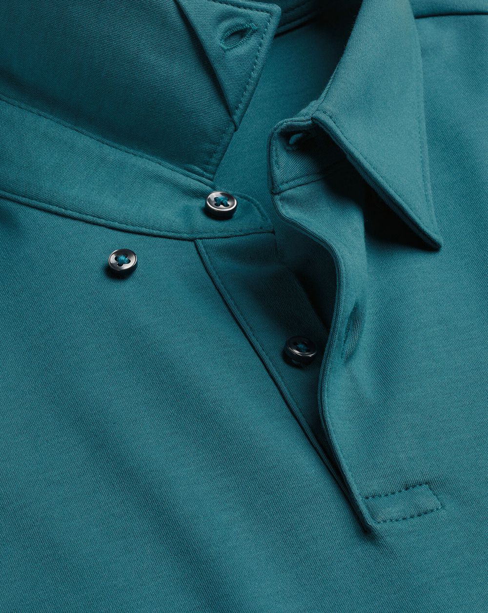 Teal Green Charles Tyrwhitt Smart Jersey Polo | DEGYMC-501