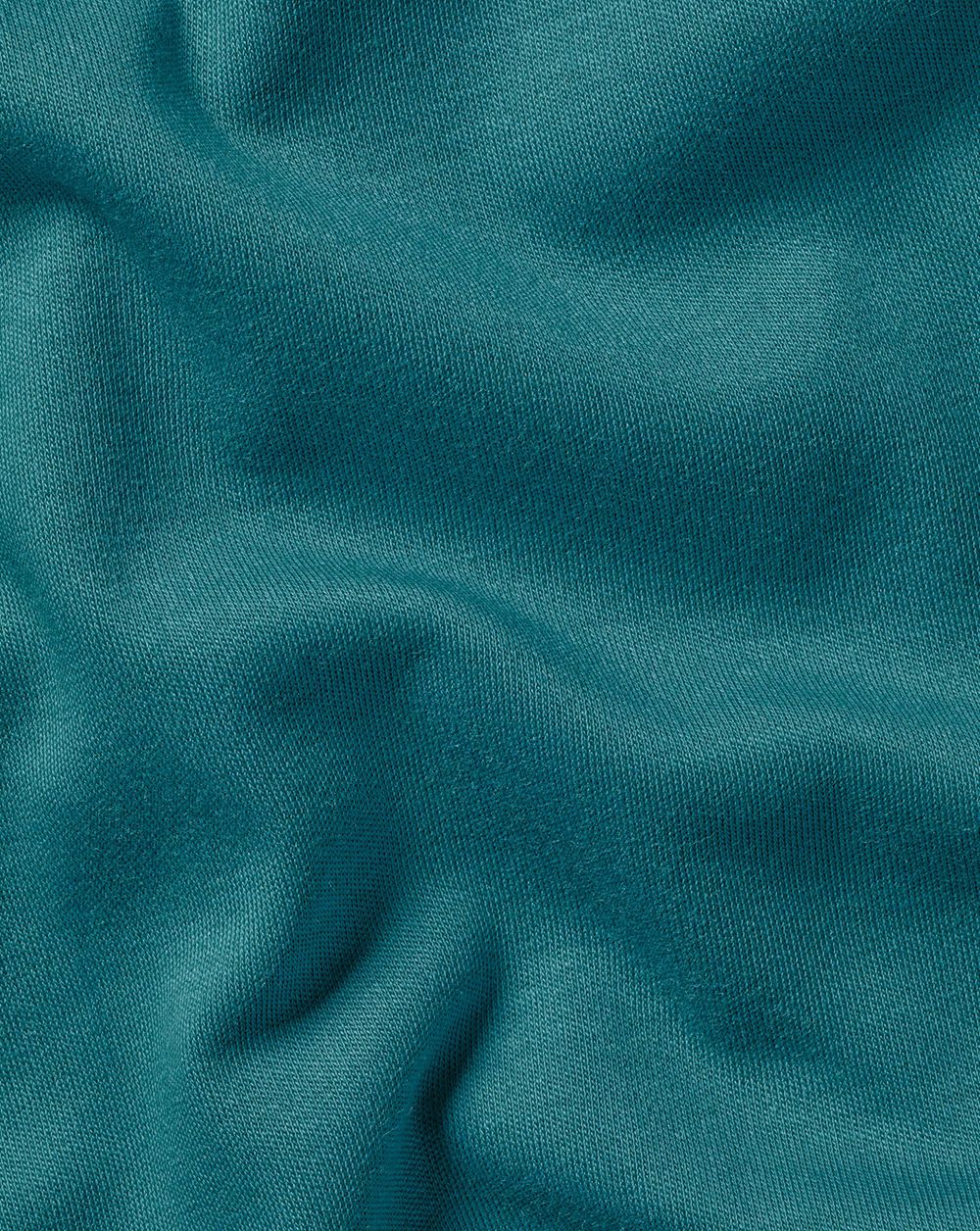 Teal Green Charles Tyrwhitt Smart Long Sleeve Jersey Polo | YNHUBL-031