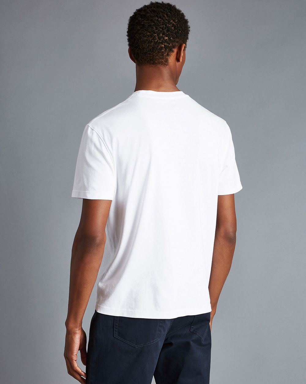 White Charles Tyrwhitt Cotton Tyrwhitt T-Shirt | JESRWM-402