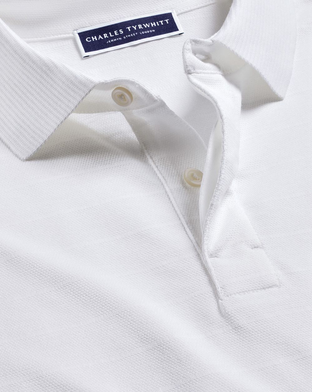 White Charles Tyrwhitt Tyrwhitt Cool Polo | ZSRLJD-598