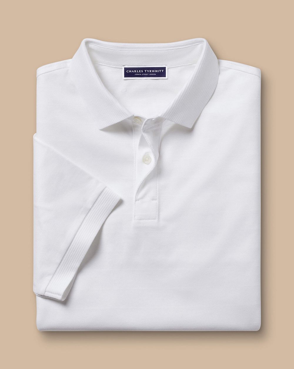 White Charles Tyrwhitt Tyrwhitt Cool Polo | ZSRLJD-598