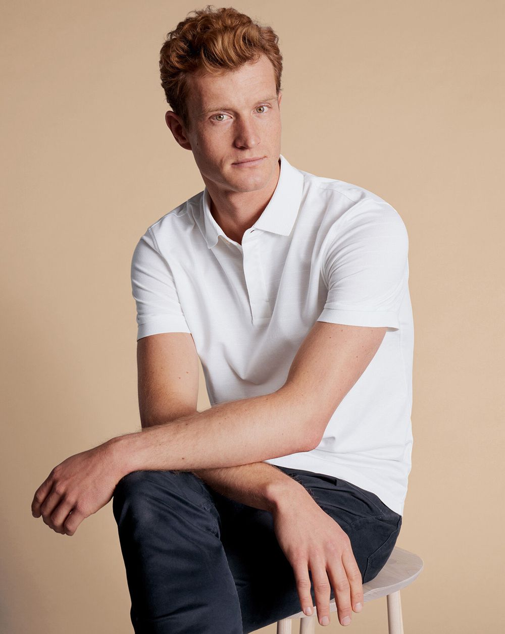 White Charles Tyrwhitt Tyrwhitt Cool Polo | ZSRLJD-598